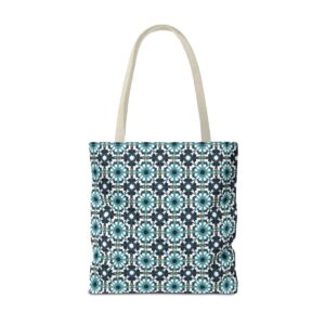 Arabic Light Mosaic Art Pattern Tote Bag (AOP) - Image 46