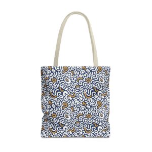 Two Color Pattern Art Tote Bag (AOP) - Image 45