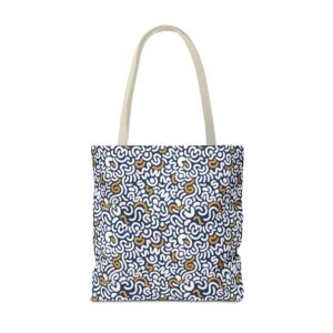 Two Color Pattern Art Tote Bag (AOP) - Image 46
