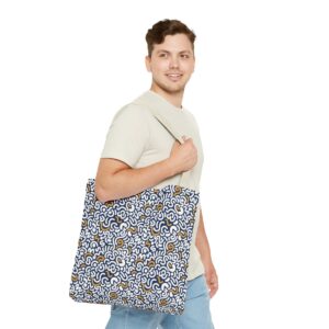 Two Color Pattern Art Tote Bag (AOP) - Image 47