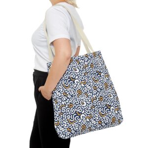 Two Color Pattern Art Tote Bag (AOP) - Image 48