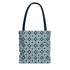 Arabic Light Mosaic Art Pattern Tote Bag (AOP) - Image 49