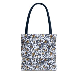 Two Color Pattern Art Tote Bag (AOP) - Image 49