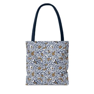 Two Color Pattern Art Tote Bag (AOP) - Image 50