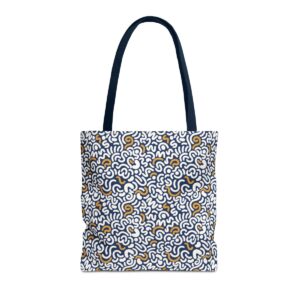 Two Color Pattern Art Tote Bag (AOP) - Image 53