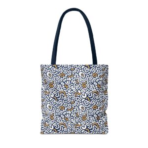 Two Color Pattern Art Tote Bag (AOP) - Image 54