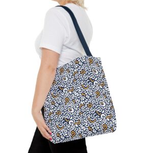 Two Color Pattern Art Tote Bag (AOP) - Image 56