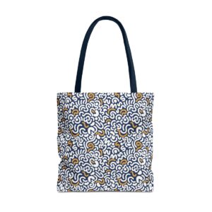 Two Color Pattern Art Tote Bag (AOP) - Image 57