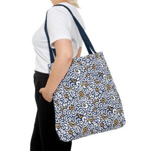 Two Color Pattern Art Tote Bag (AOP) - Image 60