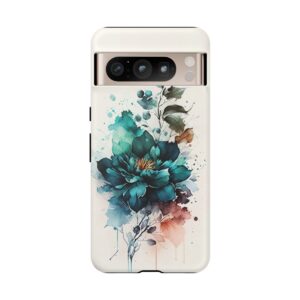 Colorful Floral Digital Printed Tough Cases - Image 222