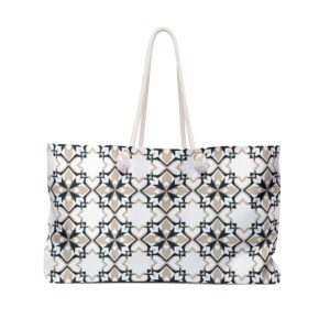 Arabic Square Mosaic Pattern Weekender Bag - Image 2