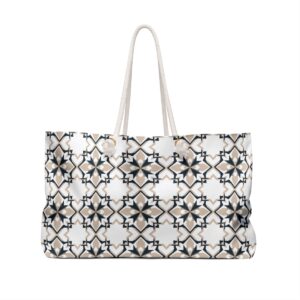 Arabic Square Mosaic Pattern Weekender Bag - Image 3