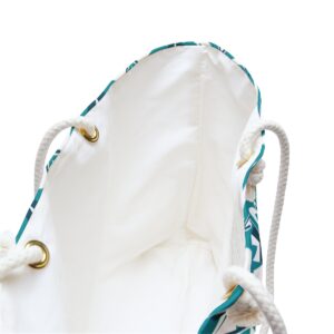 Arabic Sea Green Mosaic Pattern Weekender Bag - Image 5