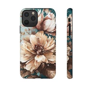 Digital Painted Flower - Tough Phone Cases - Image 21