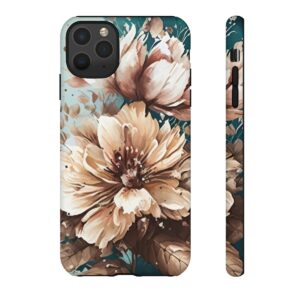 Digital Painted Flower - Tough Phone Cases - Image 23