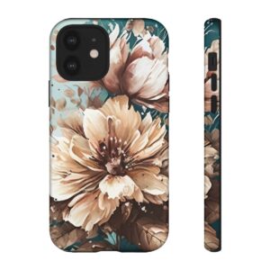 Digital Painted Flower - Tough Phone Cases - Image 32