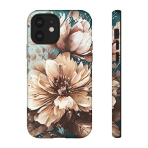 Digital Painted Flower - Tough Phone Cases - Image 33