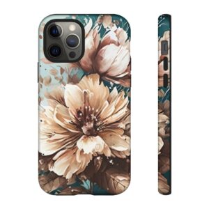 Digital Painted Flower - Tough Phone Cases - Image 34