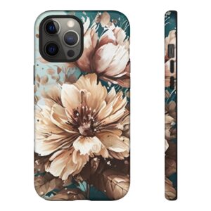Digital Painted Flower - Tough Phone Cases - Image 36