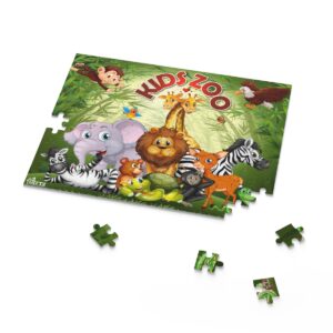 Kids Zoo Party Jigsaw Puzzle (120, 252, 500-Piece) - Image 8