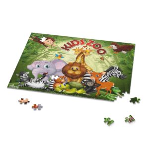 Kids Zoo Party Jigsaw Puzzle (120, 252, 500-Piece) - Image 12