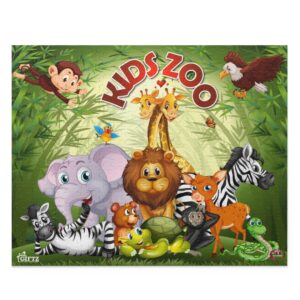 Kids Zoo Party Jigsaw Puzzle (120, 252, 500-Piece) - Image 2