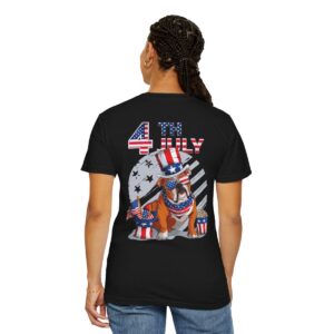 Dog Lovers 4th of July Unisex Garment-Dyed T-shirt - Image 79