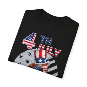 Dog Lovers 4th of July Unisex Garment-Dyed T-shirt - Image 82