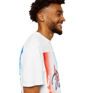 Patch Color Design for 4th of July - Unisex Garment-Dyed T-shirt - Image 26