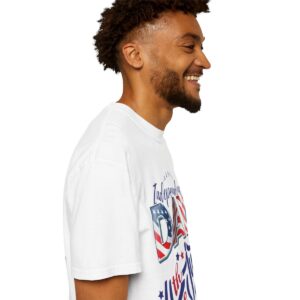 Celebrate in Style with Our Light Color Tee Featuring a Creative 4th of July Design - Unisex Garment-Dyed T-shirt - Image 25