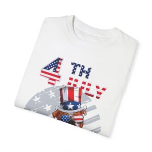 Dog Lovers 4th of July Unisex Garment-Dyed T-shirt - Image 17