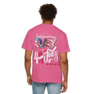 Dark Themed 4th of July Unisex Garment-Dyed T-shirt Featuring a Creative Design - Image 115