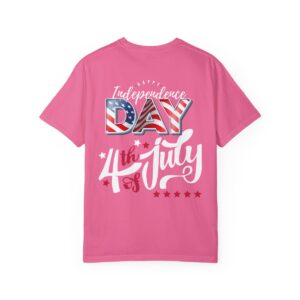 Dark Themed 4th of July Unisex Garment-Dyed T-shirt Featuring a Creative Design - Image 107