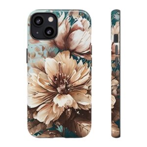 Digital Painted Flower - Tough Phone Cases - Image 38