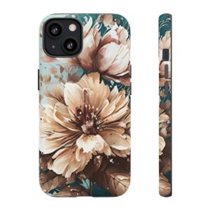 Digital Painted Flower - Tough Phone Cases - Image 40