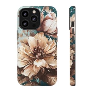 Digital Painted Flower - Tough Phone Cases - Image 48
