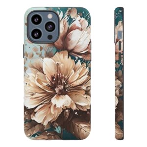 Digital Painted Flower - Tough Phone Cases - Image 52