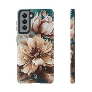 Digital Painted Flower - Tough Phone Cases - Image 54