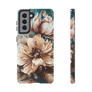 Digital Painted Flower - Tough Phone Cases - Image 56