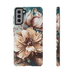 Digital Painted Flower - Tough Phone Cases - Image 60