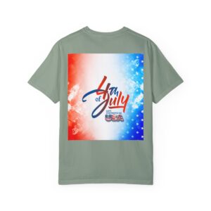 Patch Color Design for 4th of July - Unisex Garment-Dyed T-shirt - Image 94