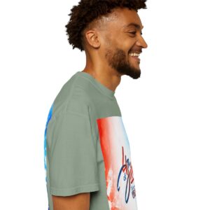 Patch Color Design for 4th of July - Unisex Garment-Dyed T-shirt - Image 104