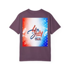 Patch Color Design for 4th of July - Unisex Garment-Dyed T-shirt - Image 198