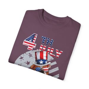 Dog Lovers 4th of July Unisex Garment-Dyed T-shirt - Image 108