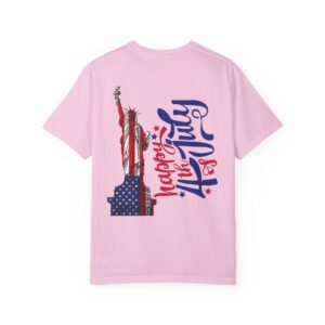 Statue of Liberty Tee for 4th of July - Unisex Garment-Dyed T-shirt - Image 55