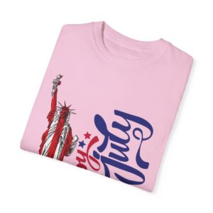 Statue of Liberty Tee for 4th of July - Unisex Garment-Dyed T-shirt - Image 56