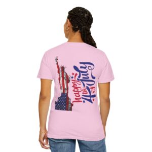 Statue of Liberty Tee for 4th of July - Unisex Garment-Dyed T-shirt - Image 60