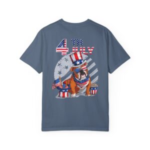 Dog Lovers 4th of July Unisex Garment-Dyed T-shirt - Image 68