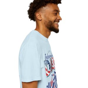 Celebrate in Style with Our Light Color Tee Featuring a Creative 4th of July Design - Unisex Garment-Dyed T-shirt - Image 51