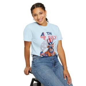 Dog Lovers 4th of July Unisex Garment-Dyed T-shirt - Image 61
